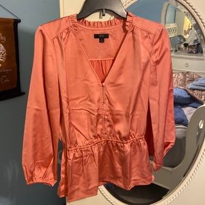 J Crew pink blouse